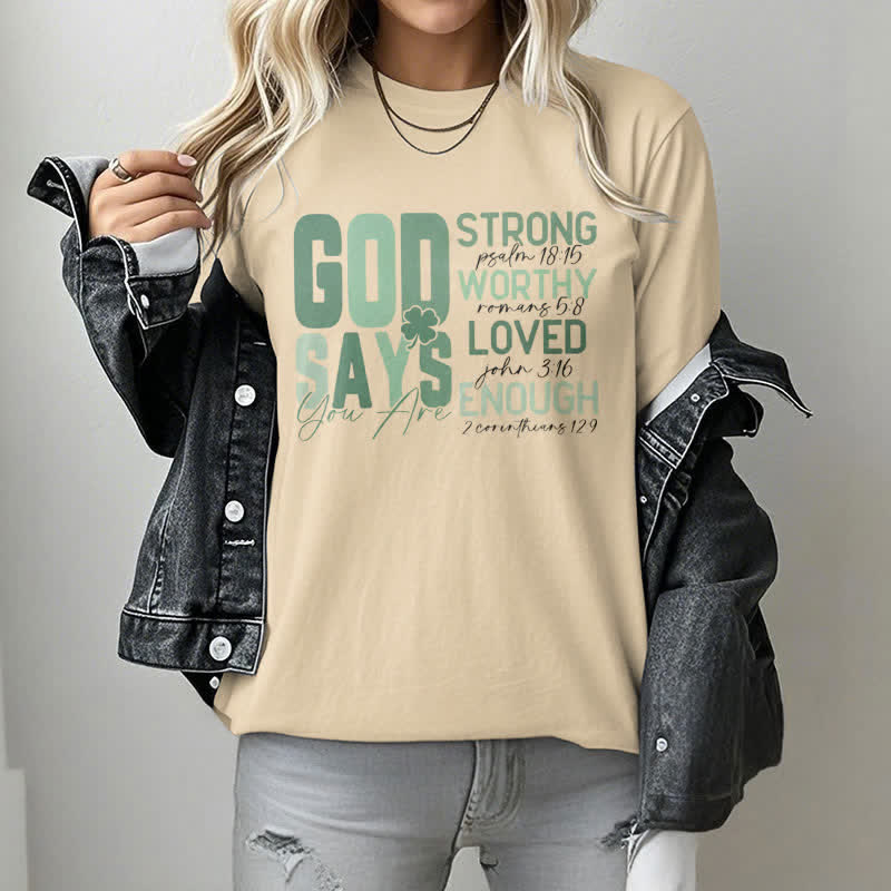 Christianartworkshop Empowerment Clover Tee Faith-Inspired T-Shirt - image 27