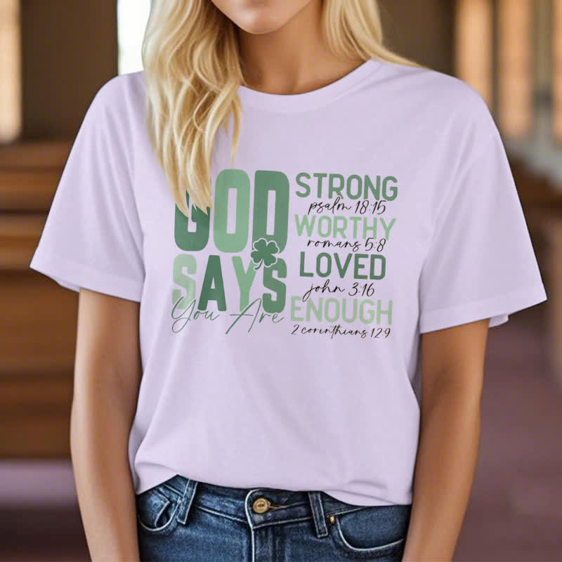 Christianartworkshop Empowerment Clover Tee Faith-Inspired T-Shirt - image 20