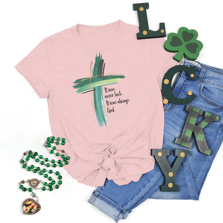 Christianartworkshop Empowerment Clover Faith-Inspired T-Shirt - Pink - 2XL - image 26