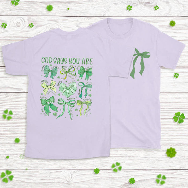 Christianartworkshop Threads of Faith Symbols of Blessing Faith-Inspired T-Shirt - Purple - 2XL - image 17