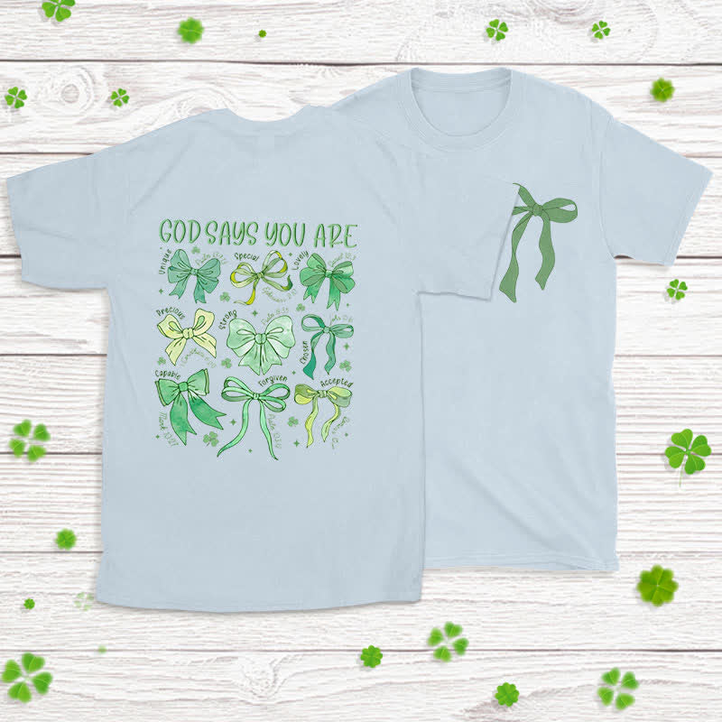 Christianartworkshop Threads of Faith Symbols of Blessing Faith-Inspired T-Shirt - Blue - 2XL - image 14