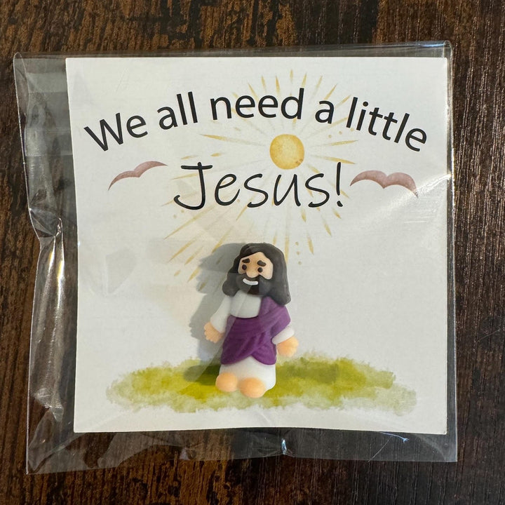 Christianartworkshop 5/10/20/30pcs We All Need A Little Jesus Figurine – A Touch of Divine Presence Father's Day Gift