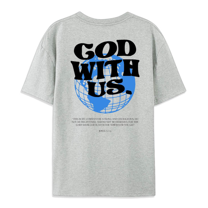 Christianartworkshop God With Us Cotton T-Shirt - image 10