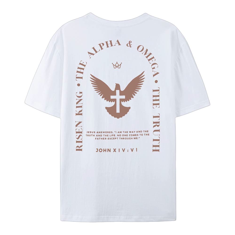 Christianartworkshop Jesus Is The Way The Truth The Life Cotton T-Shirt - image 1