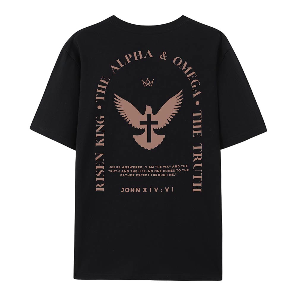 Christianartworkshop Jesus Is The Way The Truth The Life Cotton T-Shirt - image 5