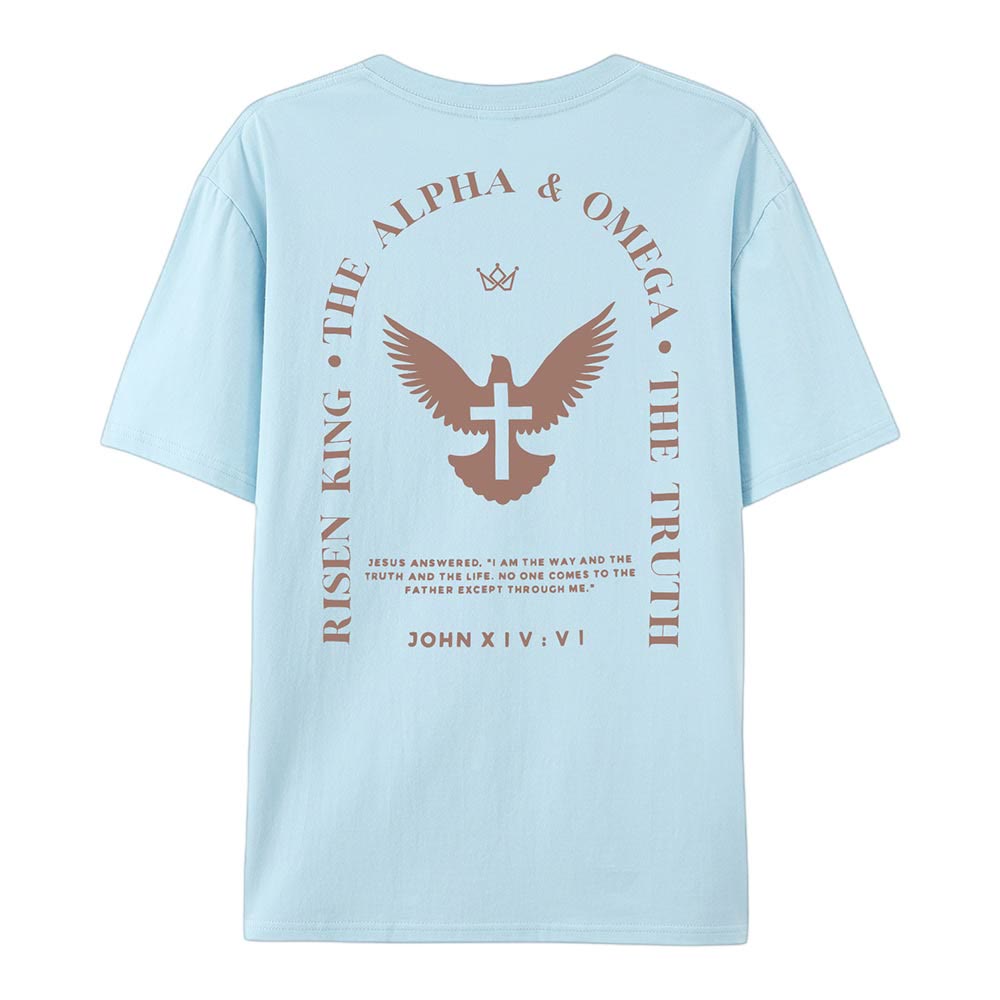 Christianartworkshop Jesus Is The Way The Truth The Life Cotton T-Shirt - image 16