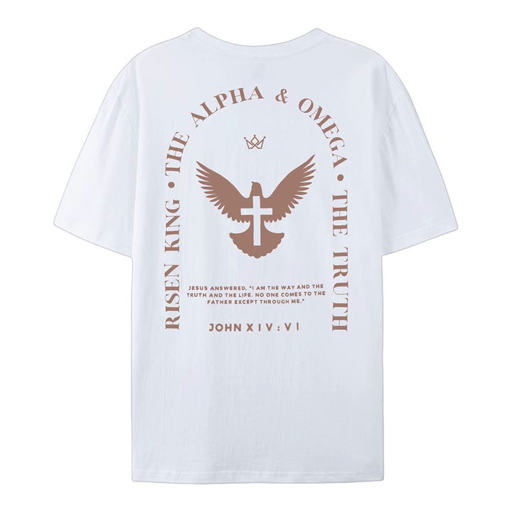 Christianartworkshop Jesus Is The Way The Truth The Life Cotton T-Shirt - image 1