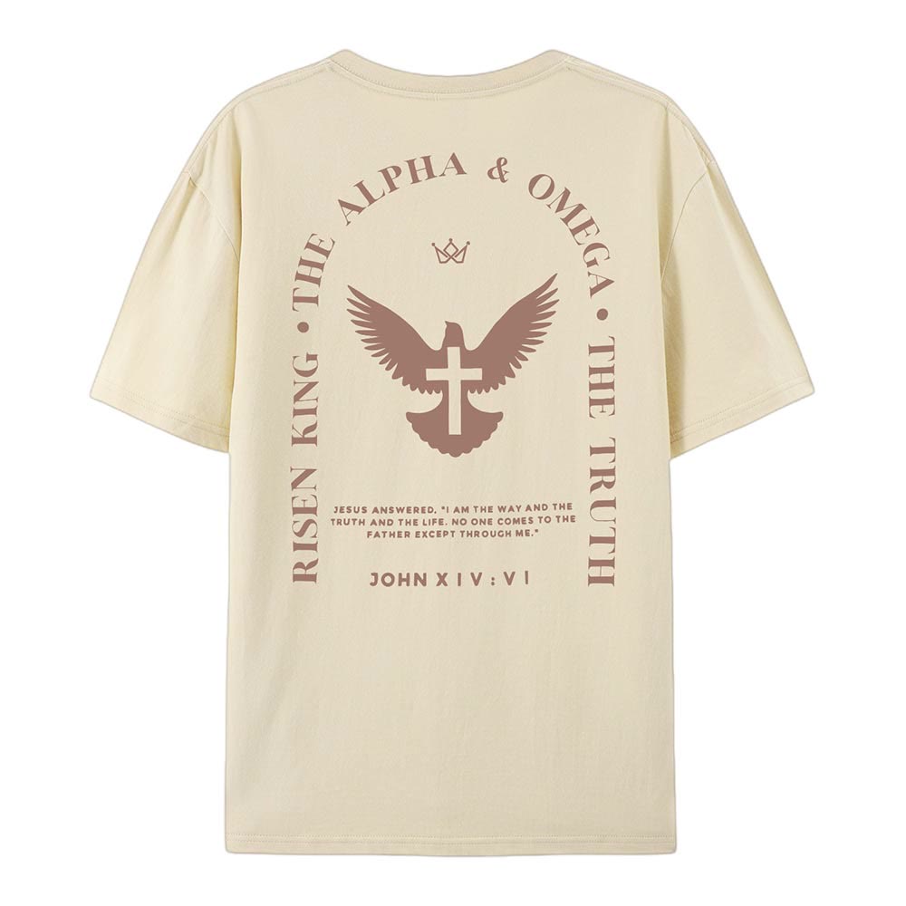 Christianartworkshop Jesus Is The Way The Truth The Life Cotton T-Shirt - image 10