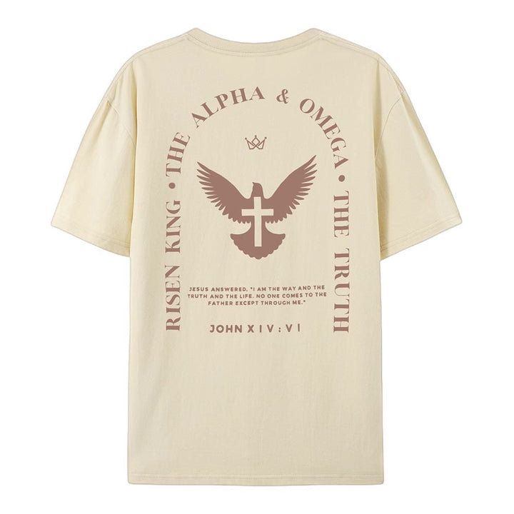 Christianartworkshop Jesus Is The Way The Truth The Life Cotton T-Shirt - image 10