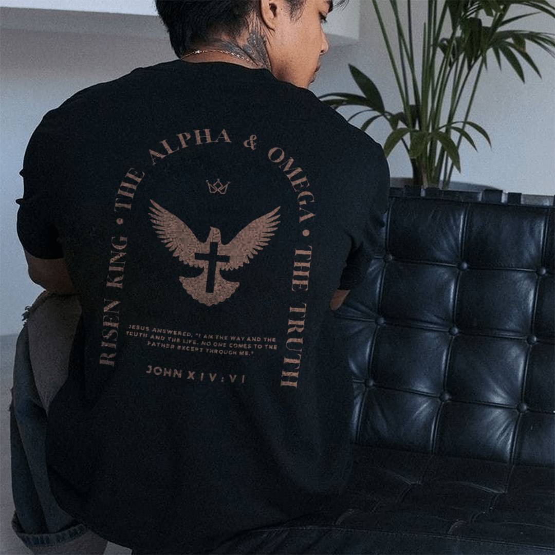 Christianartworkshop Jesus Is The Way The Truth The Life Cotton T-Shirt - image 6