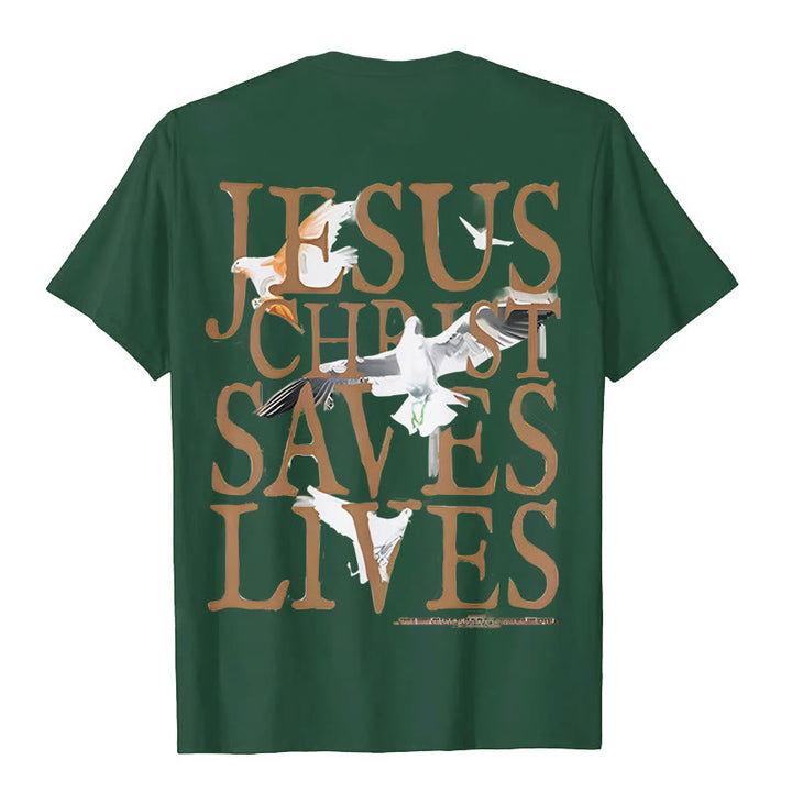 Christianartworkshop Jesus Face and Crown of Thorns Graphic T-Shirt - image 26