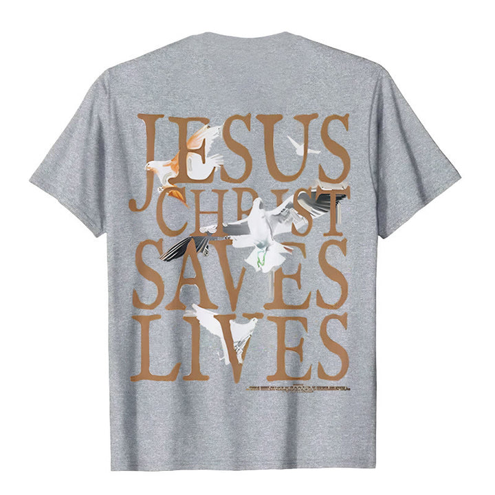 Christianartworkshop Jesus Face and Crown of Thorns Graphic T-Shirt - image 11