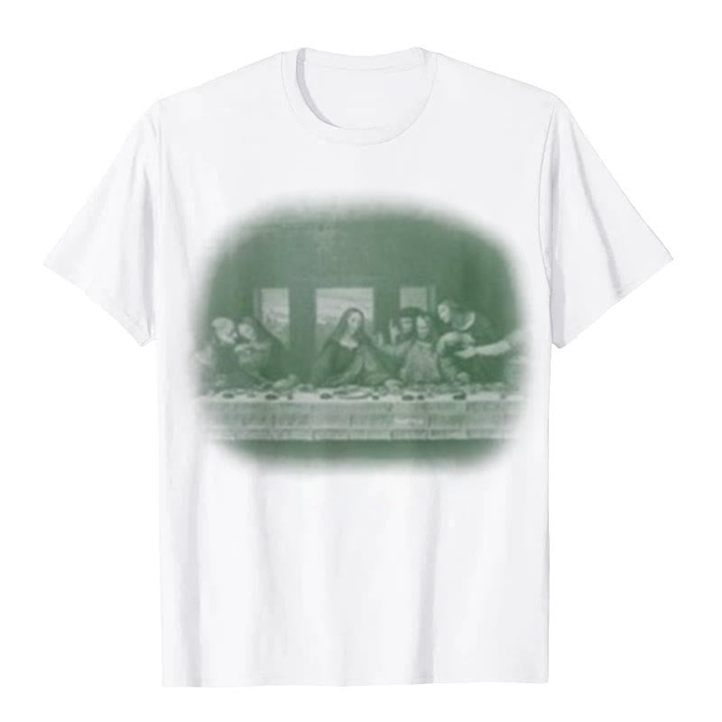Christianartworkshop Vintage Last Supper Graphic T-Shirt