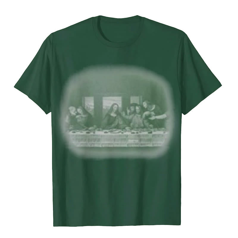 Christianartworkshop Vintage Last Supper Graphic T-Shirt