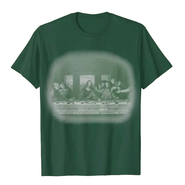 Christianartworkshop Vintage Last Supper Graphic T-Shirt