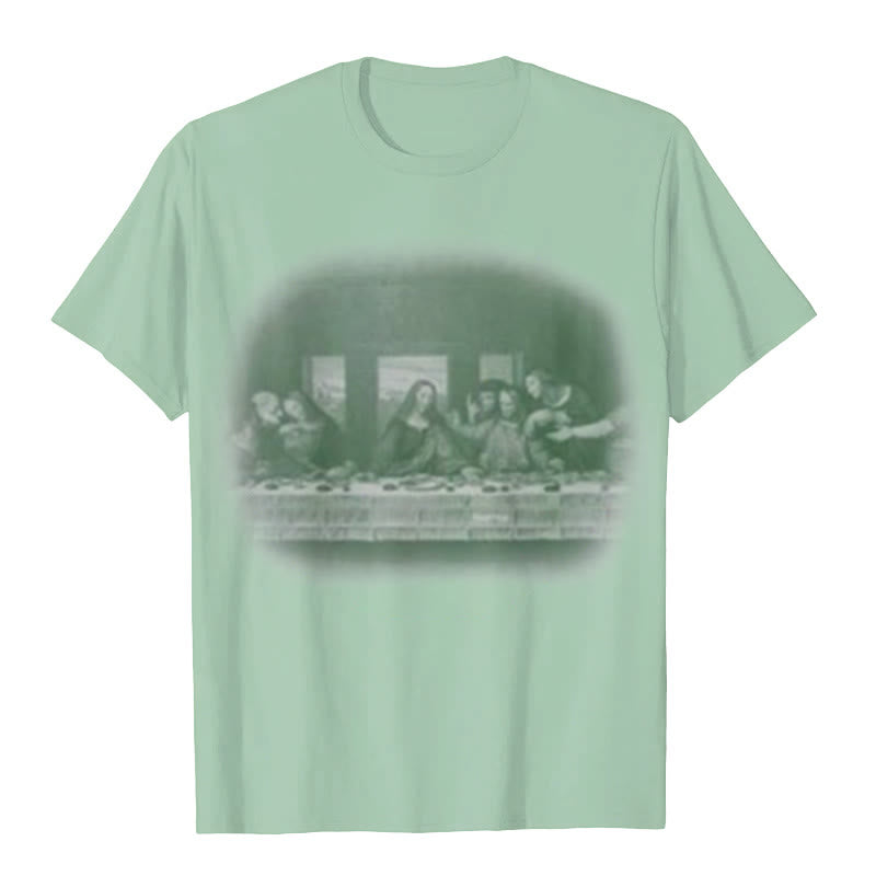 Christianartworkshop Vintage Last Supper Graphic T-Shirt