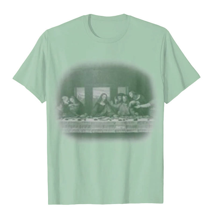 Christianartworkshop Vintage Last Supper Graphic T-Shirt