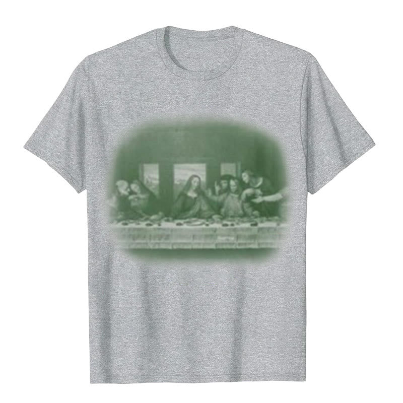 Christianartworkshop Vintage Last Supper Graphic T-Shirt