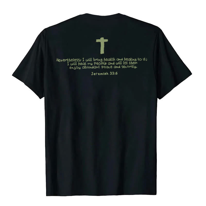 Christianartworkshop Jesus Heals Graphic T-Shirt - image 1