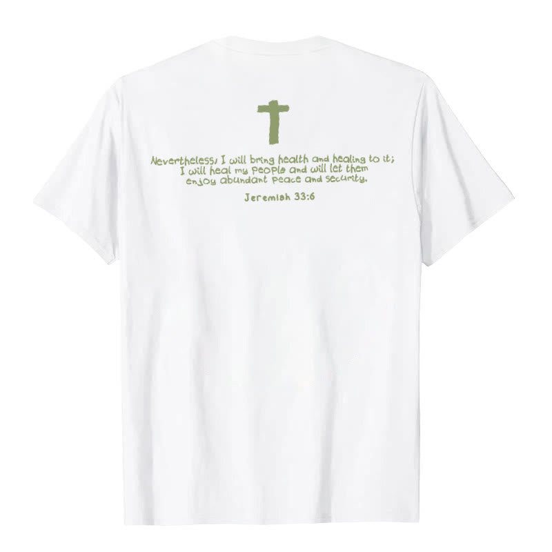 Christianartworkshop Jesus Heals Graphic T-Shirt - image 3