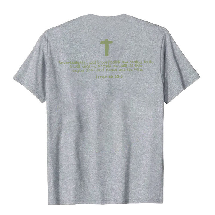 Christianartworkshop Jesus Heals Graphic T-Shirt - image 7