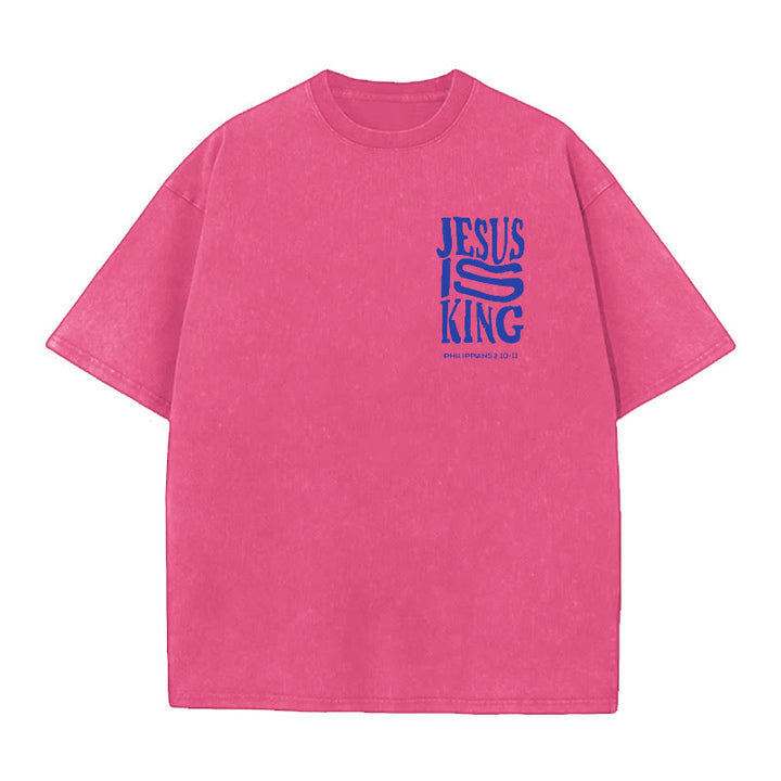 Christianartworkshop Jesus Is King Graphic T-Shirt