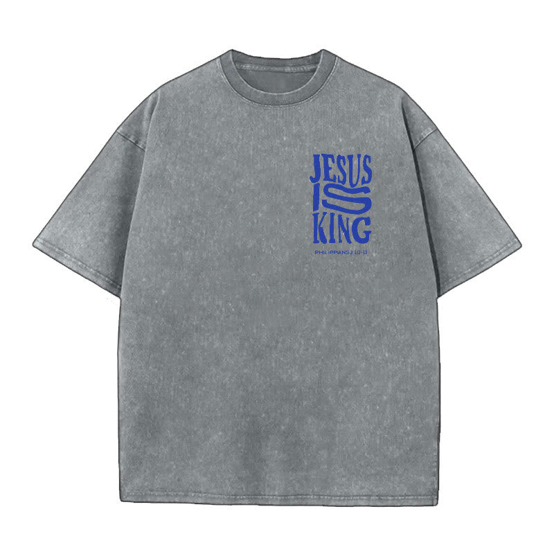 Christianartworkshop Jesus Is King Graphic T-Shirt