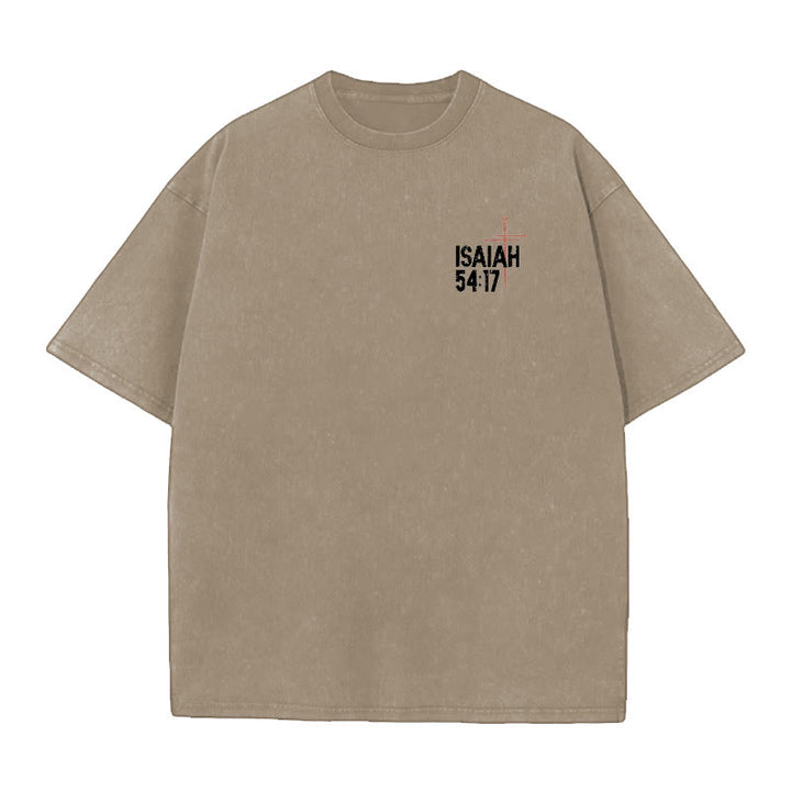 Christianartworkshop No Weapon Formed Against Me T-Shirt - image 8