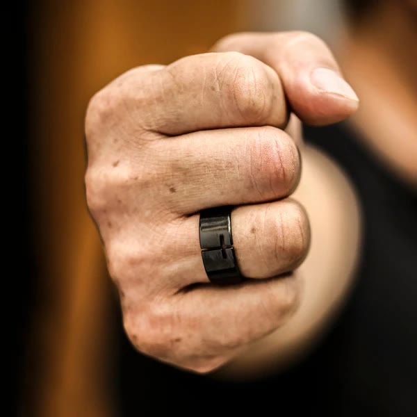 Christianartworkshop Eternal Faith Open-Work Cross Ring—A Symbol of Divine Connection - image 7