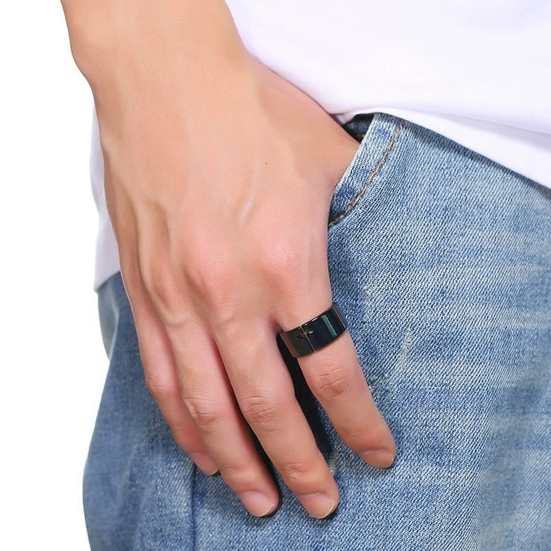 Christianartworkshop Eternal Faith Open-Work Cross Ring—A Symbol of Divine Connection - image 6