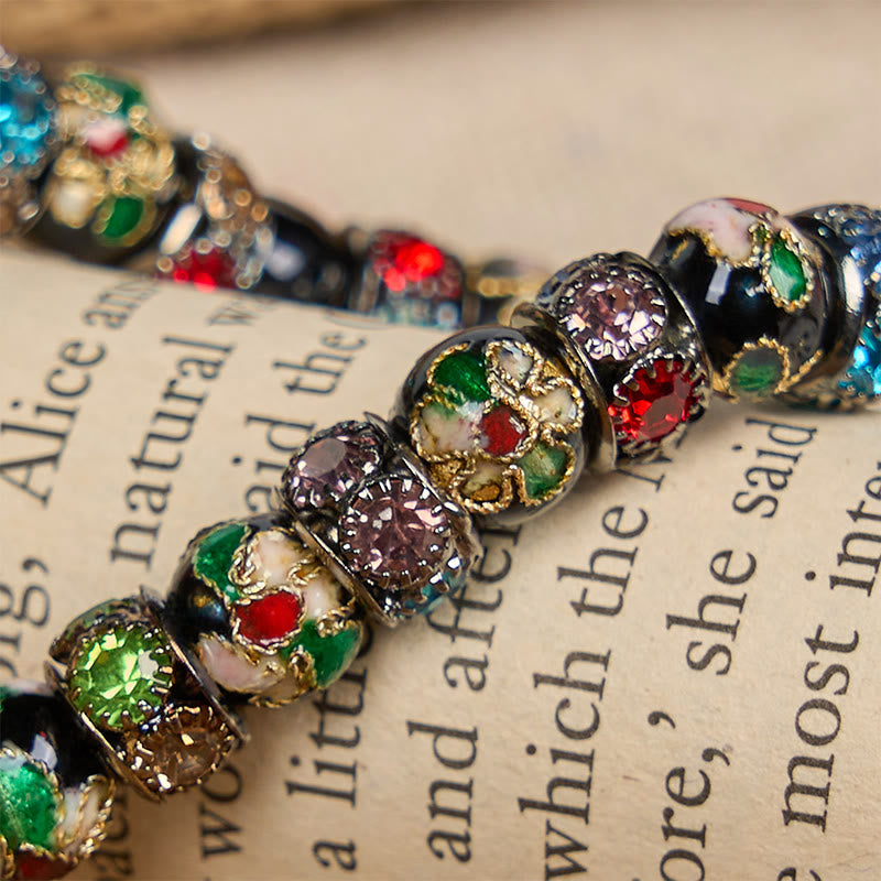 Christianartworkshop Handcrafted Cloisonné Beads Timeless Faith Bracelet: A Testament of Christ's Presence - image 6