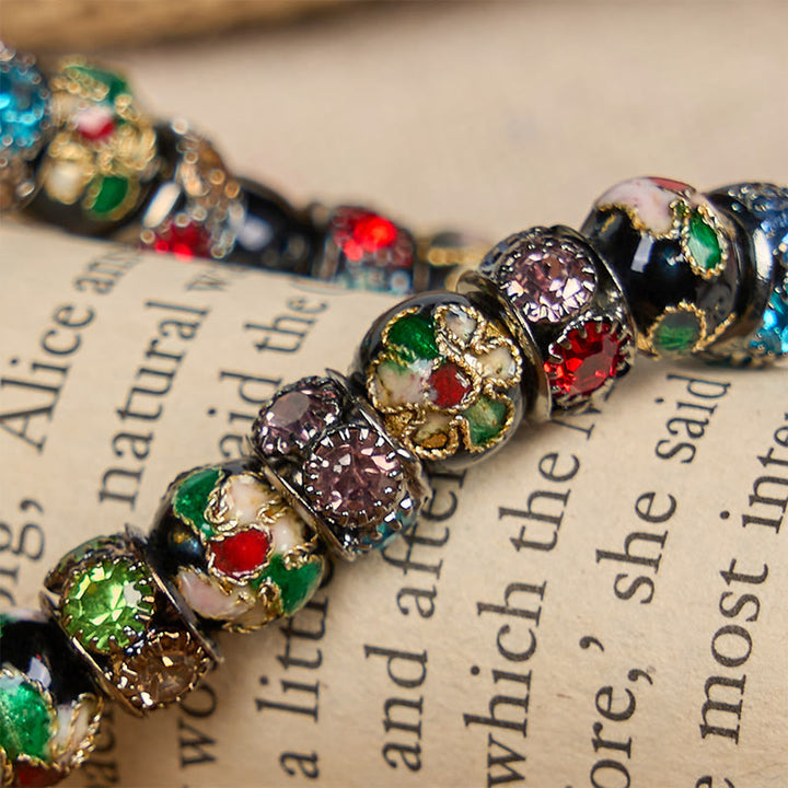 Christianartworkshop Handcrafted Cloisonné Beads Timeless Faith Bracelet: A Testament of Christ's Presence - image 6