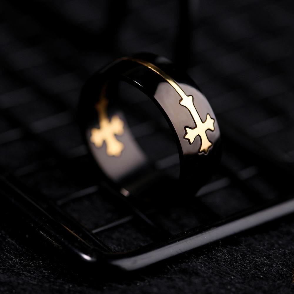 Christianartworkshop JESUS & Cross Ring - A Fusion of Fashion and Faith - image 3