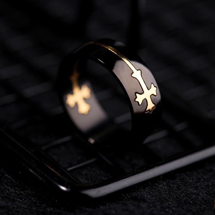 Christianartworkshop JESUS & Cross Ring - A Fusion of Fashion and Faith - image 3