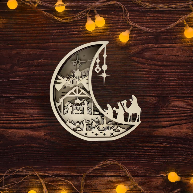 Christianartworkshop Easter Nativity Wooden Desktop Ornament - A Symbol of Hope and Renewal - image 1
