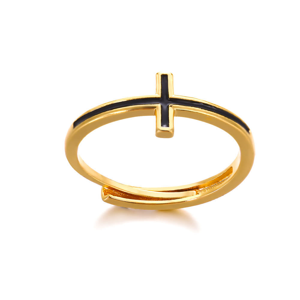 Christianartworkshopthe The 4 styles Cross Golden Ring: A Symbol of Elegance and Faith - image 3