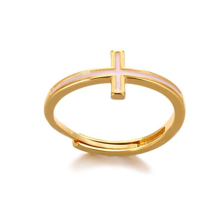 Christianartworkshopthe The 4 styles Cross Golden Ring: A Symbol of Elegance and Faith - image 4