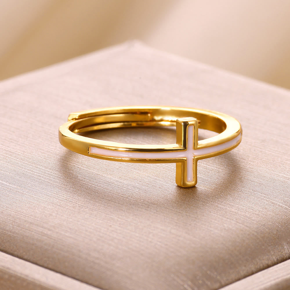 Christianartworkshopthe The 4 styles Cross Golden Ring: A Symbol of Elegance and Faith - image 2