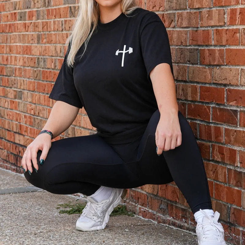 Christianartworkshop Floral Embellished Jesus is King Christian T-Shirt  - image 5