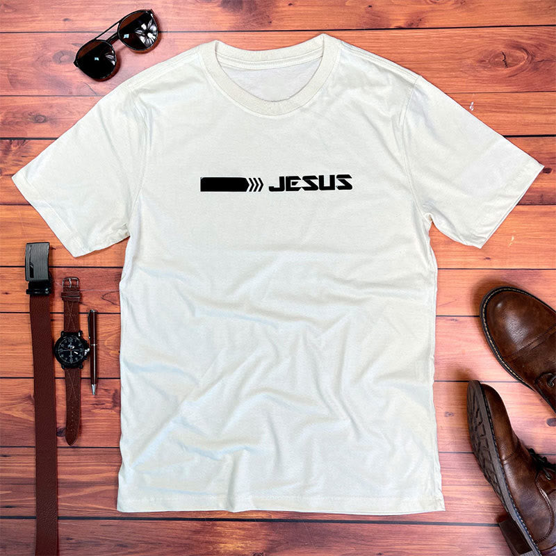 Christianartworkshop Modern Faith Statement Jesus Christian T-Shirt - White - 2XL - image 0