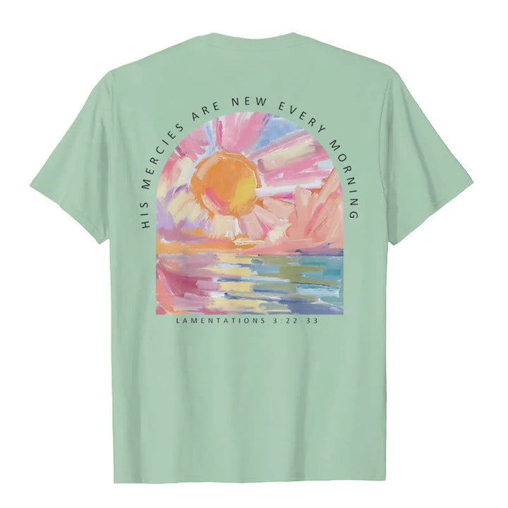 Christianartworkshop His Mercies Are New Every Morning T-Shirt