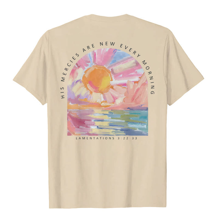Christianartworkshop His Mercies Are New Every Morning T-Shirt