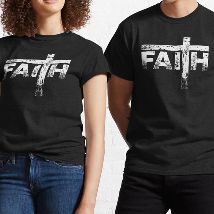Christianartworkshop The Faith Cross T-Shirt - image 10