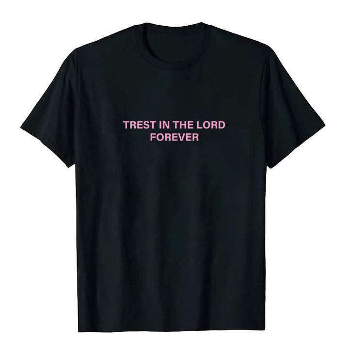 Christianartworkshop Trust In The Lord Forever T-Shirt - image 1