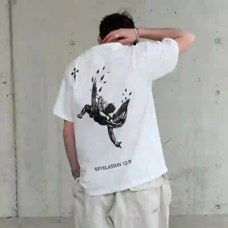 Christianartworkshop Only God's Judgment Matter Print Short Sleeve T-Shirt - image 4
