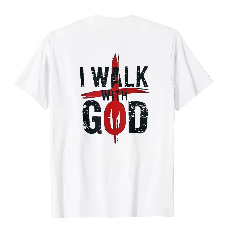 Christianartworkshop I'll Walk With God T-Shirt - image 1