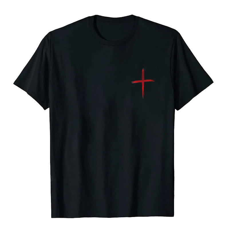 Christianartworkshop I'll Walk With God T-Shirt - image 5