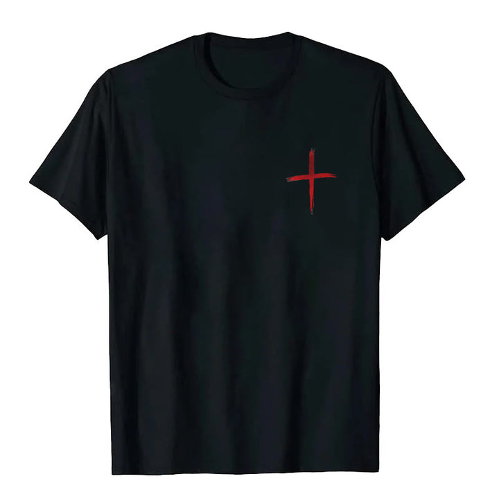 Christianartworkshop I'll Walk With God T-Shirt - image 5
