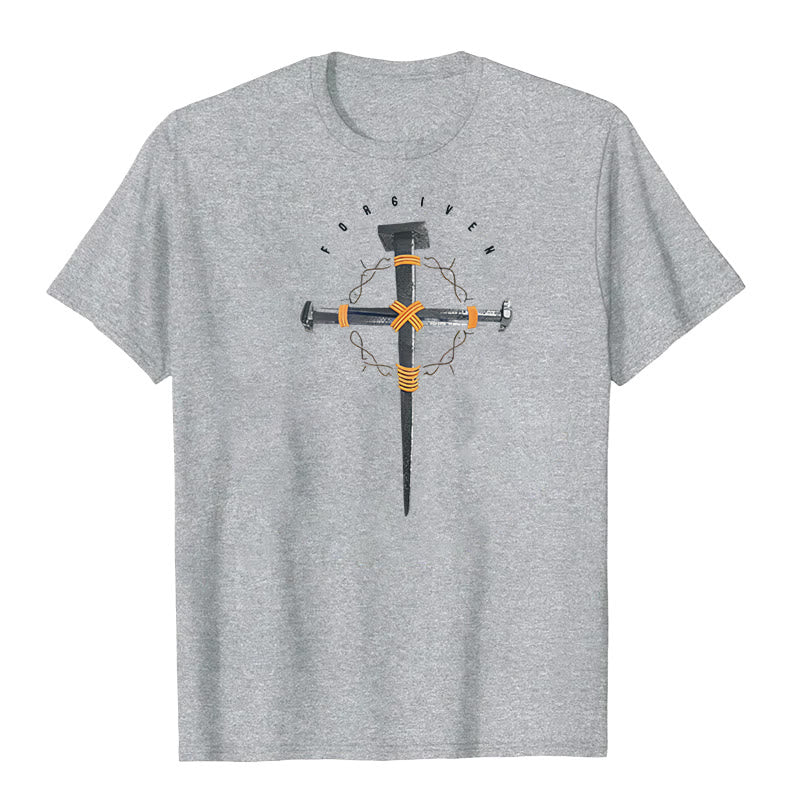 Christianartworkshop Forgiven Cross T-Shirt