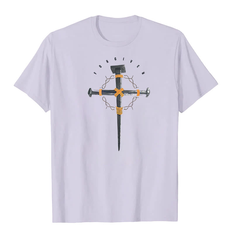 Christianartworkshop Forgiven Cross T-Shirt